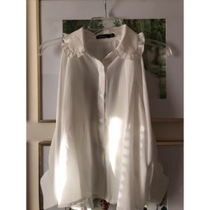 BooHoo Cropped Cold Shoulder Top